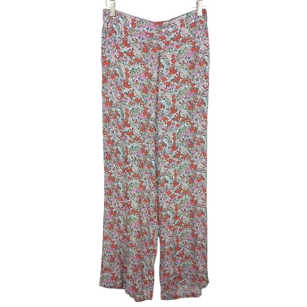 Roxy Girl You Found Me Wide-Leg Youth Long Palazzo Pants  Floral  Size 16